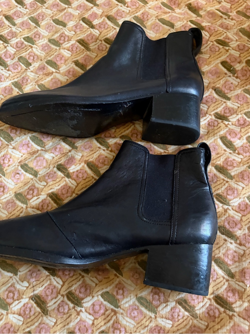 Rag and Bone Black Chelsea Ankle Boots 38.5